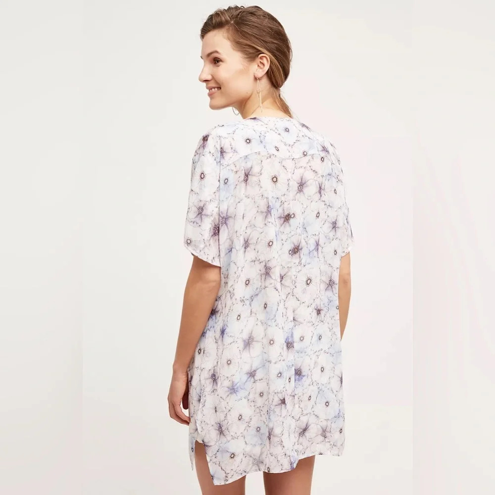 Anthropologie One September Lyla Floral Sequin Tunic Size Medium - Picture 2 of 14